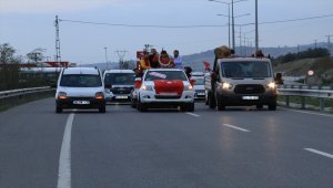 Balkan Şampiyonu Çevik için karşılama töreni