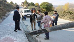 Başkan İkiz, yol çalışmalarını inceledi