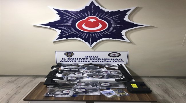 Bolu'da asayiş uygulaması
