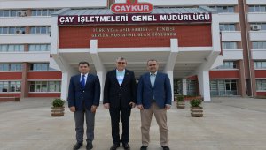 ÇAYKUR Genel Müdürü Yüce'ye ziyaret