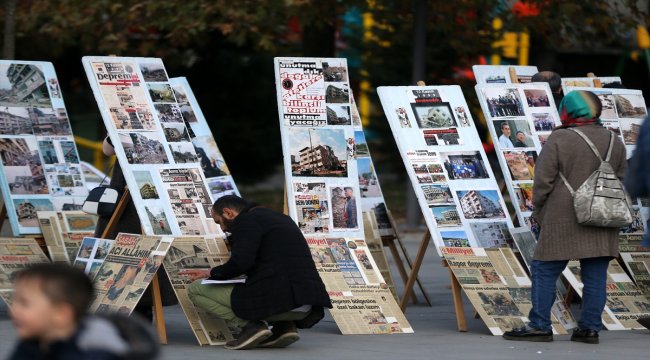 Depremin izleri fotoğraf karelerinde