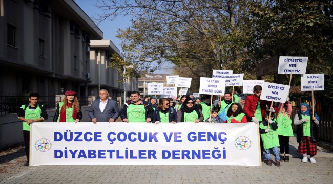 Diyabete dikkati çekmek için çöp topladılar