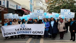 Diyabete karşı yürüdüler