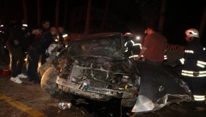 Düzce'de zincirleme trafik kazası: 1 ölü, 2 yaralı