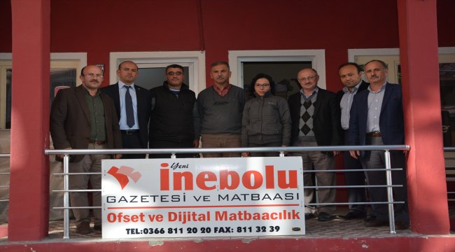 Eğitim Bir-Sen yönetiminden gazete ziyareti