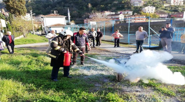 Ereğli'de yangın ve acil durum tahliye eğitimi