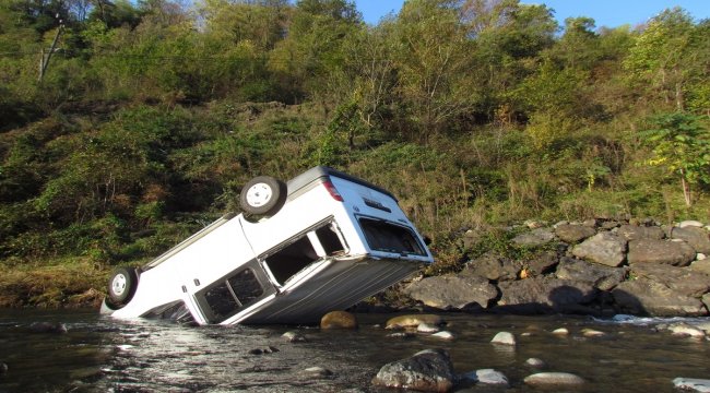 Giresun'da trafik kazası: 2 yaralı