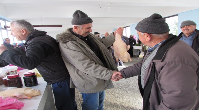 Havalar soğudu kaz satışları başladı