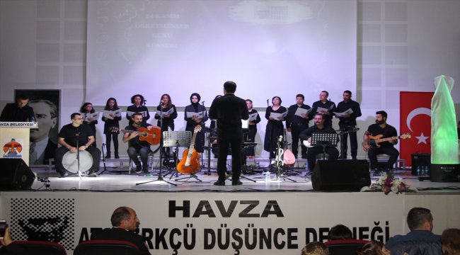 Havza'da Öğretmenler Günü konseri