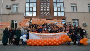 Kadına şiddete "turuncu çizgi"
