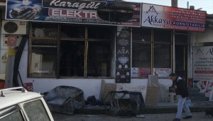 Karabük'te iş yeri yangını