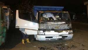 Karabük'te yanan kamyonun içinden ceset çıktı