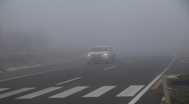 Kastamonu'da hava ulaşımına sis engeli