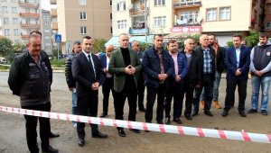 Keşap'ta doğal gaz altyapı çalışmalarına başlandı