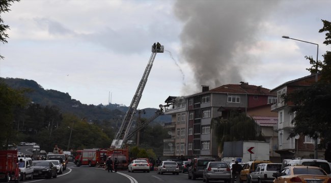 Ordu'da yangın