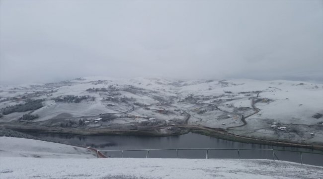 Ordu ve Giresun'da kar manzaraları