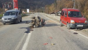 Otomobille ATV çarpıştı: 1 ölü