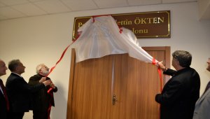 Prof. Dr. Ökten'in ismi konferans salonuna verildi