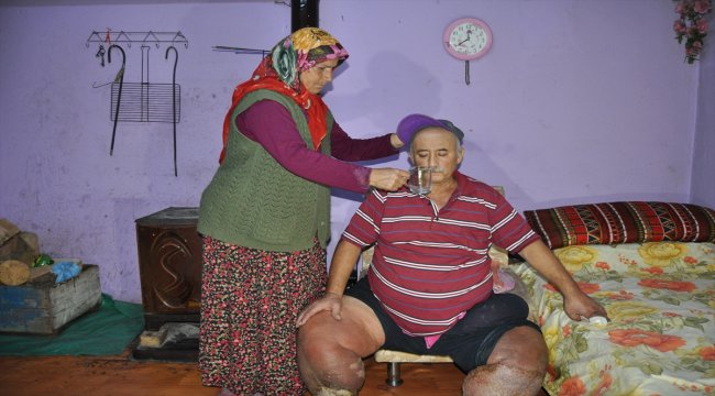 Sağlığına kavuşmanın hayalini kuruyor