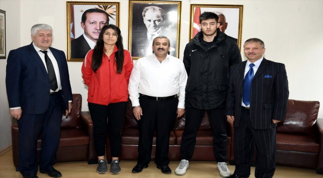 Tokat Gençlik ve Spor İl Müdürü Çağlar'a ziyaret