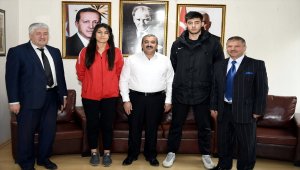 Tokat Gençlik ve Spor İl Müdürü Çağlar'a ziyaret