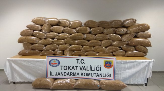 Tokat'ta kaçak sigara ve tütün operasyonu