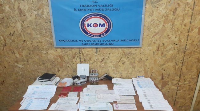 Trabzon'da "tefeci" operasyonu: 14 gözaltı