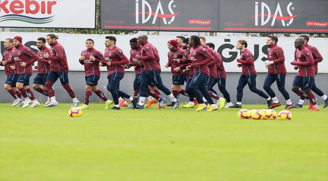 Trabzonspor'da Fenerbahçe maçı hazırlıkları