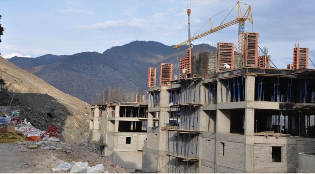 "Yeni Yusufeli" tüm hızıyla inşa ediliyor