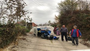 Zonguldak'ta patpat devrildi: 2 yaralı