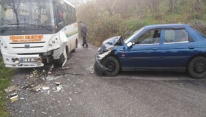 Zonguldak'ta trafik kazası: 1 yaralı