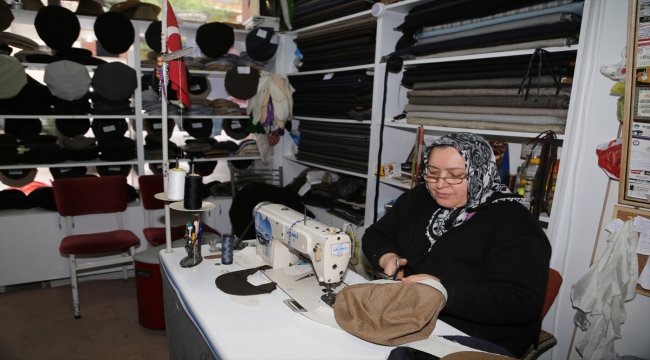 "8 köşeli kasket" Meziyet ustanın elinde şekilleniyor