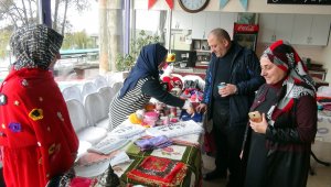 AK kadınlar yerli malı üretimine dikkat çekti