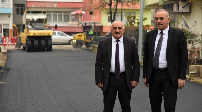 Altınordu'da sıcak asfalt çalışması