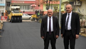 Altınordu'da sıcak asfalt çalışması