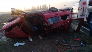Amasya'da zincirleme trafik kazası: 1 ölü, 1 yaralı