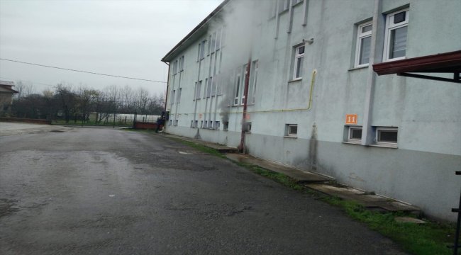 Bartın'da özel eğitim merkezinde yangın