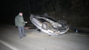 Bolu'da trafik kazası: 2 yaralı