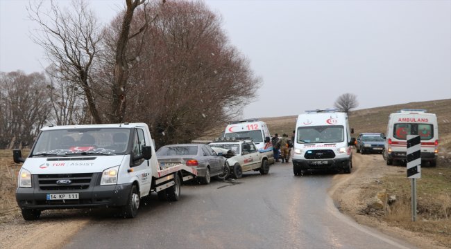 Bolu'da trafik kazası: 4 yaralı