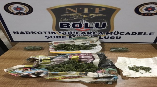 Bolu'da uyuşturucu operasyonu
