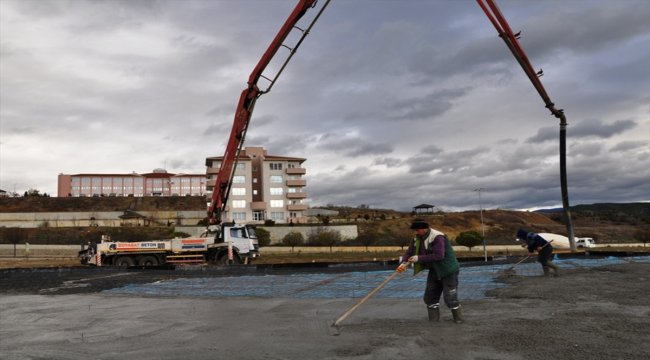 Boyabat'ta anaokulunun temeli atıldı