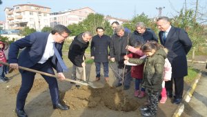Çaycuma'da fidan dikim etkinliği