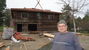 Çaycuma'da geleneksel köy evinin kurulumu tamamlandı​ n​