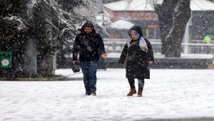 Düzce'de kar yağışı