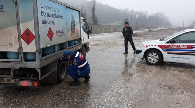 Düzce'de kış lastiği uygulaması