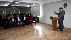 Gümüşhane Emniyetinden yangın eğitimi ve tatbikatı