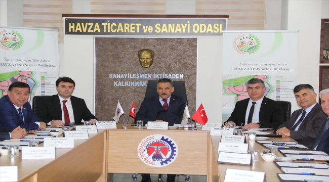 Havza OSB'deki çalışmalar değerlendirildi