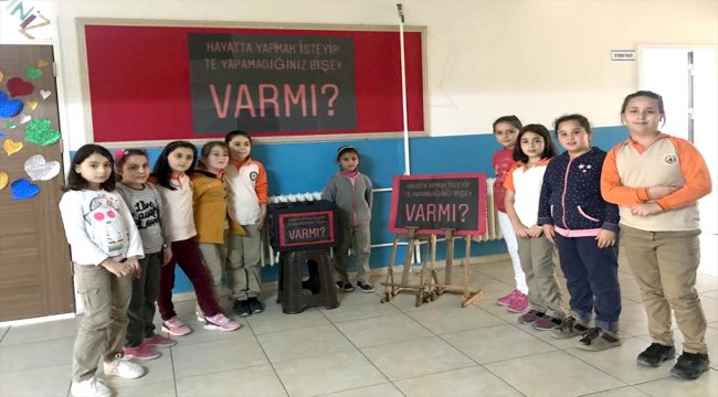 İlkokul öğrencileri hayallerini kaleme aldı