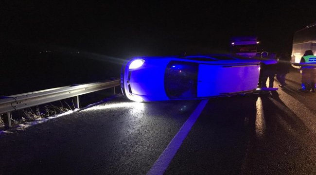 Karabük'te kamyonet devrildi: 5 yaralı