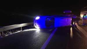 Karabük'te kamyonet devrildi: 5 yaralı